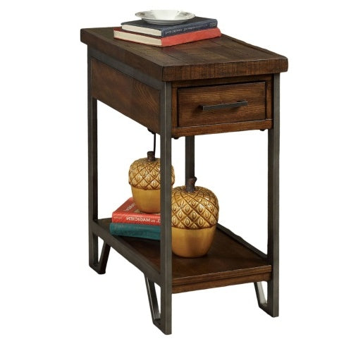 Modern Rustic Design 1pc Side Table Nightstand