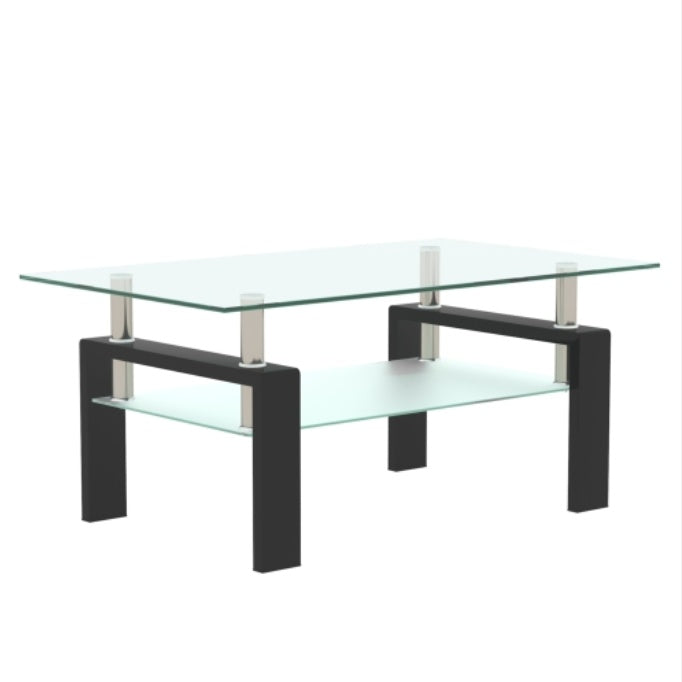 Black Glass Coffee Table